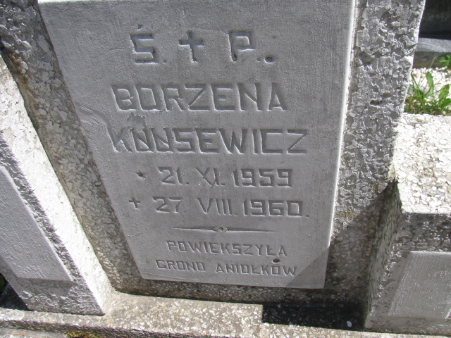 Borzena Kunsewicz 1959 Kudowa Zdrój - Grobonet - Wyszukiwarka osób pochowanych