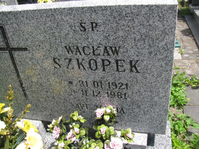 Wacław Szkopek 1921 Kudowa Zdrój - Grobonet - Wyszukiwarka osób pochowanych