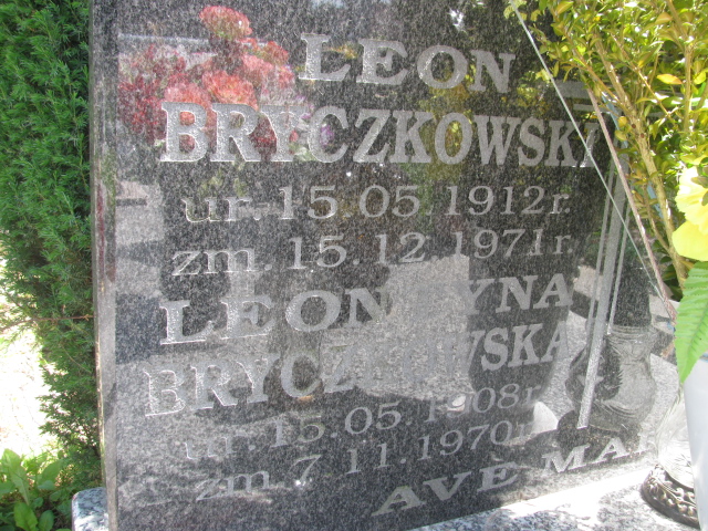 Leon Bryczkowski 1912 Kudowa Zdrój - Grobonet - Wyszukiwarka osób pochowanych