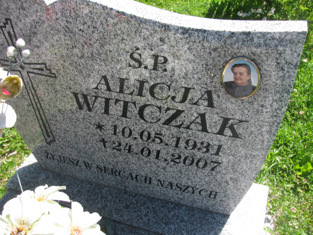 Alicja Witczak 1931 Kudowa Zdrój - Grobonet - Wyszukiwarka osób pochowanych