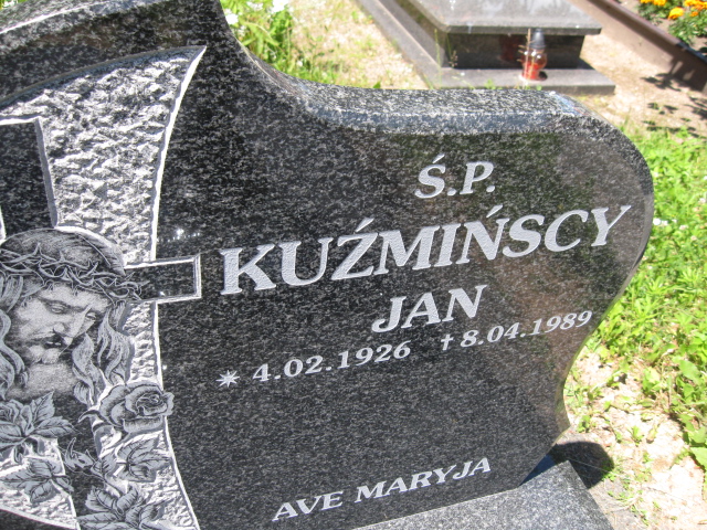 Jan Kuźmiński 1926 Kudowa Zdrój - Grobonet - Wyszukiwarka osób pochowanych