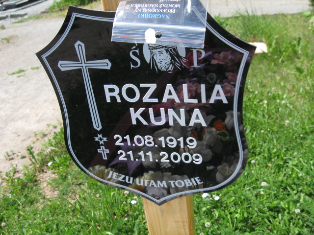 Rozalia Kuna 1919 Kudowa Zdrój - Grobonet - Wyszukiwarka osób pochowanych