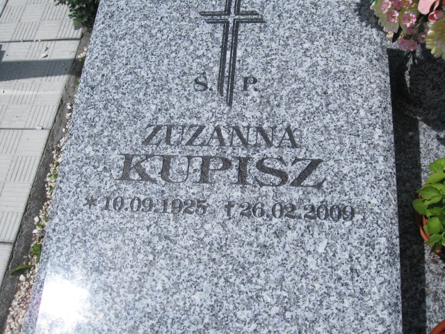 Zuzanna Kupisz 1925 Kudowa Zdrój - Grobonet - Wyszukiwarka osób pochowanych