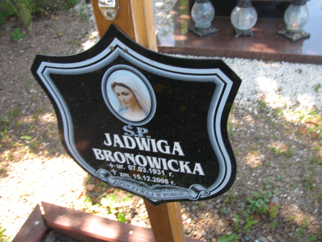 Jadwiga Bronowicka 1931 Kudowa Zdrój - Grobonet - Wyszukiwarka osób pochowanych