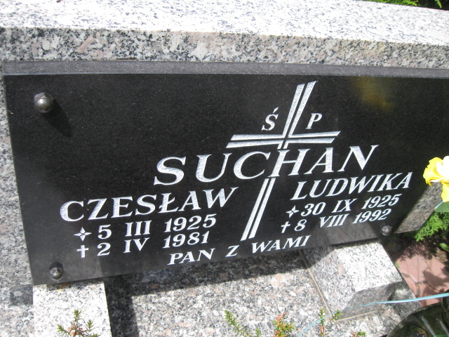 Grób Ludwika Suchan