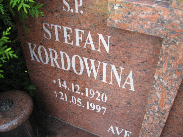 Stefan Kordowina 1920 Kudowa Zdrój - Grobonet - Wyszukiwarka osób pochowanych