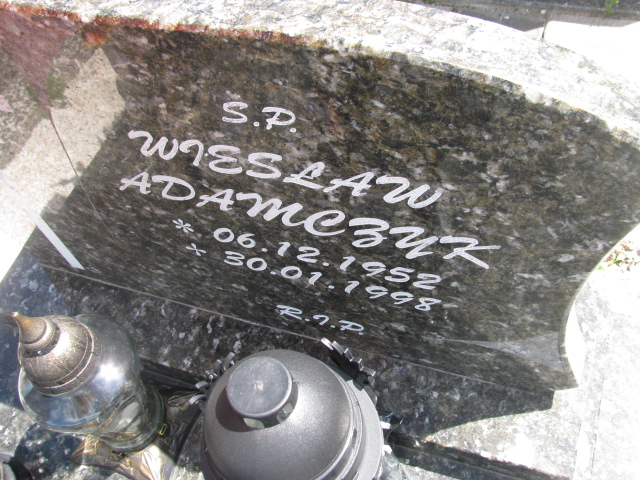 Wiesław Adamczyk 1952 Kudowa Zdrój - Grobonet - Wyszukiwarka osób pochowanych