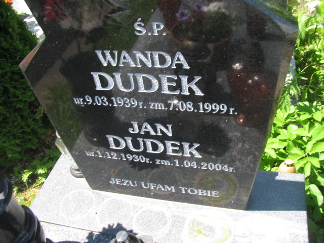 Jan Dudek 1930 Kudowa Zdrój - Grobonet - Wyszukiwarka osób pochowanych