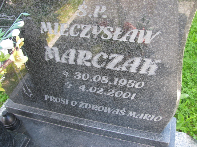 Mieczysław Józef Marczak 1950 Kudowa Zdrój - Grobonet - Wyszukiwarka osób pochowanych