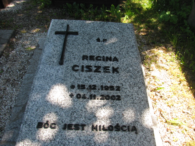 Regina Ciszek 1952 Kudowa Zdrój - Grobonet - Wyszukiwarka osób pochowanych