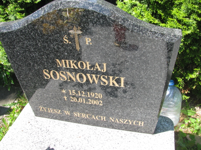 Mikołaj Sosnowski 1920 Kudowa Zdrój - Grobonet - Wyszukiwarka osób pochowanych
